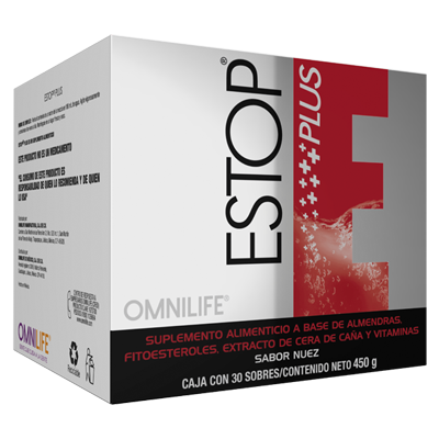 Estop Plus Caja con 30 sobres, contenido neto 450 gramos