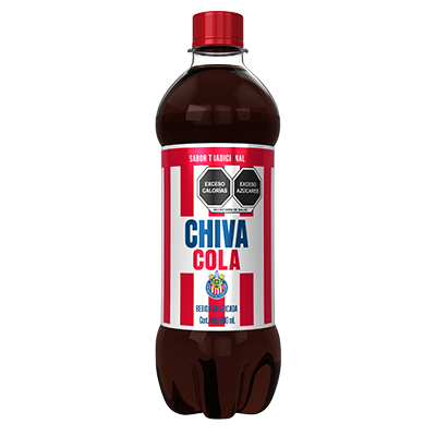 Chiva Cola Botella, contenido neto 600 mililitros