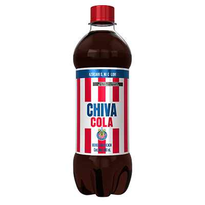 Chiva Cola Botella, contenido neto 600 mililitros