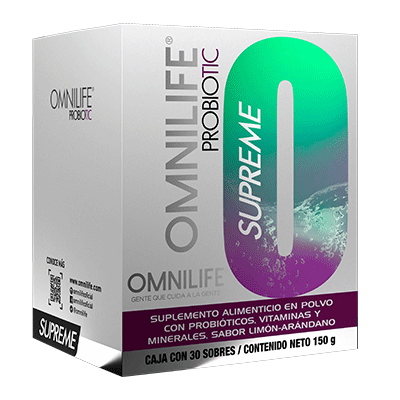 OMNILIFE Probiotic Supreme Caja con 30 sobres, contenido neto 150 gramos